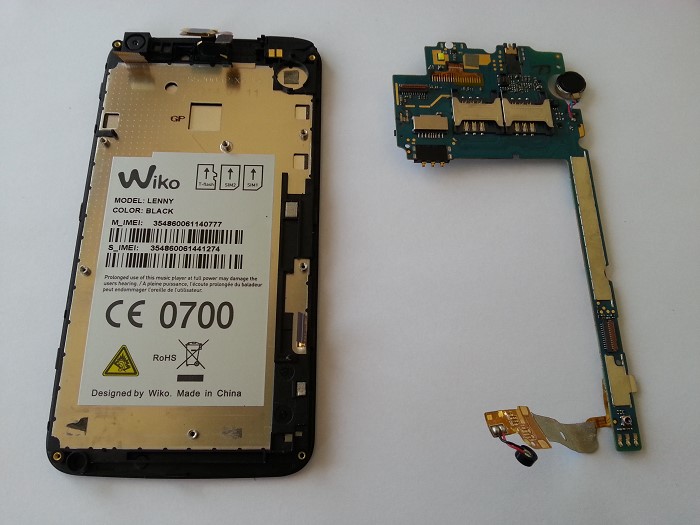 R&eacute;paration Wiko Lenny